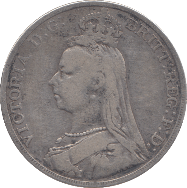 1890 CROWN ( FINE ) - CROWN - Cambridgeshire Coins