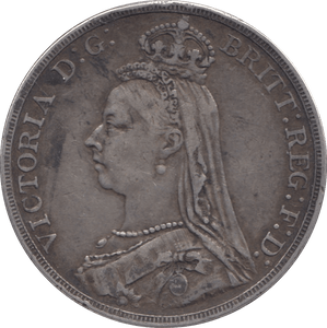 1890 CROWN ( FINE ) - CROWN - Cambridgeshire Coins