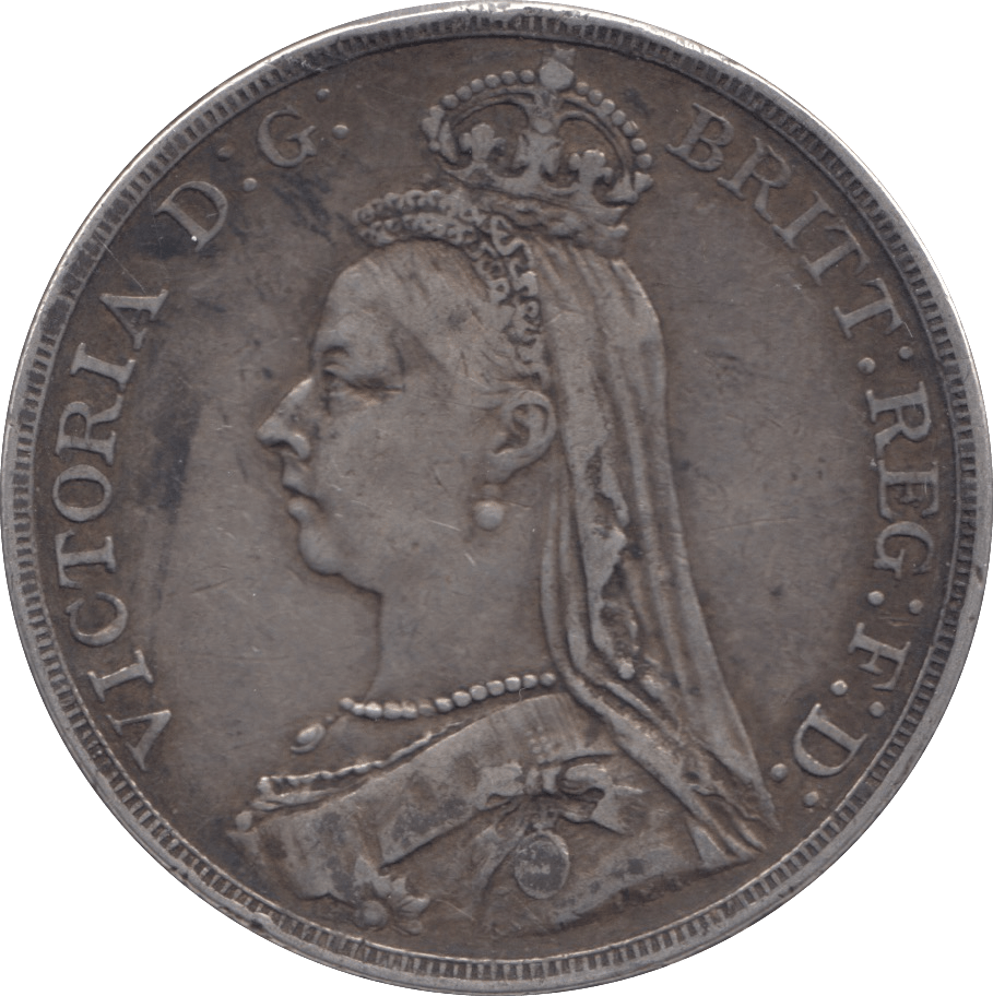 1890 CROWN ( FINE ) - CROWN - Cambridgeshire Coins