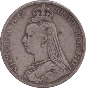 1890 CROWN ( FINE ) - CROWN - Cambridgeshire Coins