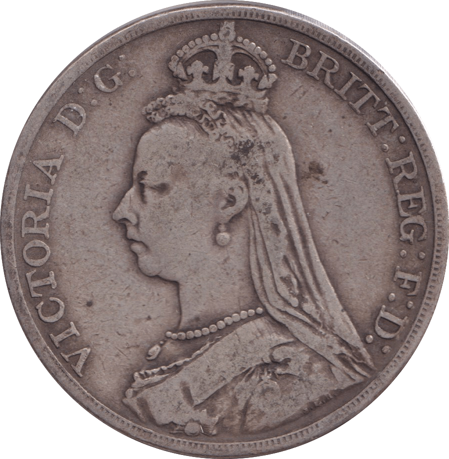 1890 CROWN ( FINE ) - CROWN - Cambridgeshire Coins