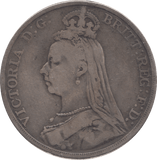 1890 CROWN ( FINE ) - CROWN - Cambridgeshire Coins