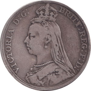 1890 CROWN ( FINE ) - CROWN - Cambridgeshire Coins