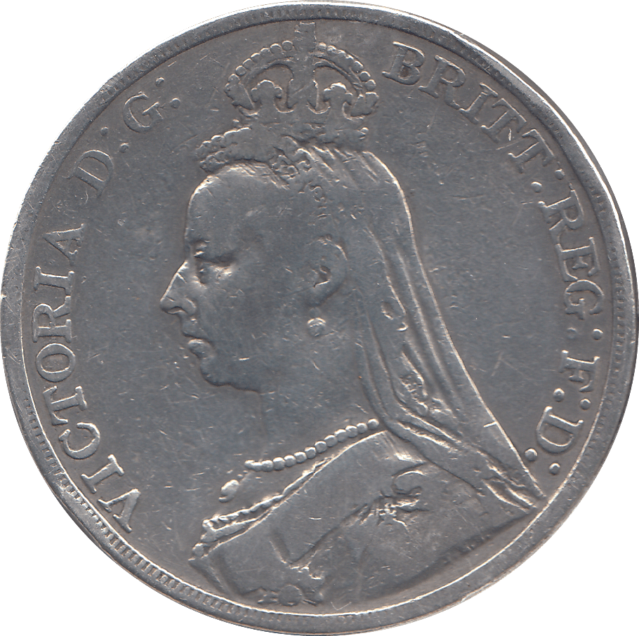 1890 CROWN ( FINE ) - CROWN - Cambridgeshire Coins