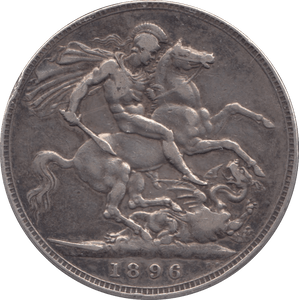 1890 CROWN ( FINE ) - CROWN - Cambridgeshire Coins