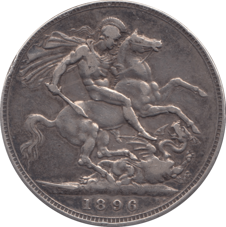 1890 CROWN ( FINE ) - CROWN - Cambridgeshire Coins