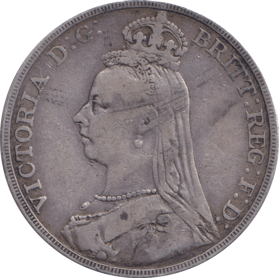 1890 CROWN ( FINE ) - CROWN - Cambridgeshire Coins