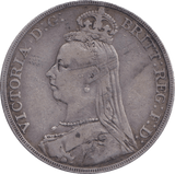 1890 CROWN ( FINE ) - CROWN - Cambridgeshire Coins
