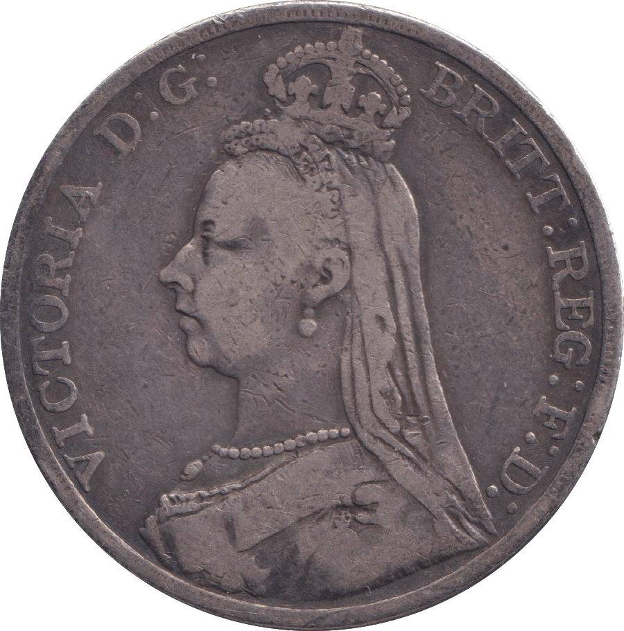 1890 CROWN ( FINE ) - CROWN - Cambridgeshire Coins