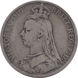 1890 CROWN ( FINE ) D1 - CROWN - Cambridgeshire Coins