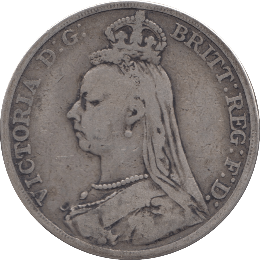 1890 CROWN ( FINE ) D1 - CROWN - Cambridgeshire Coins