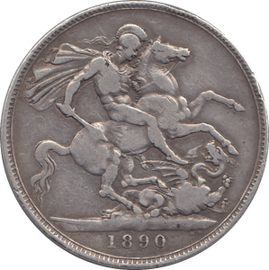 1890 CROWN ( FINE ) - WORLD COINS - Cambridgeshire Coins