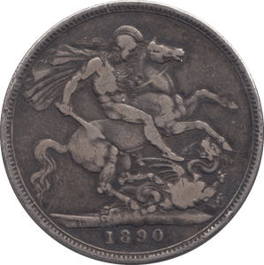 1890 CROWN ( GF ) 1 - CROWN - Cambridgeshire Coins