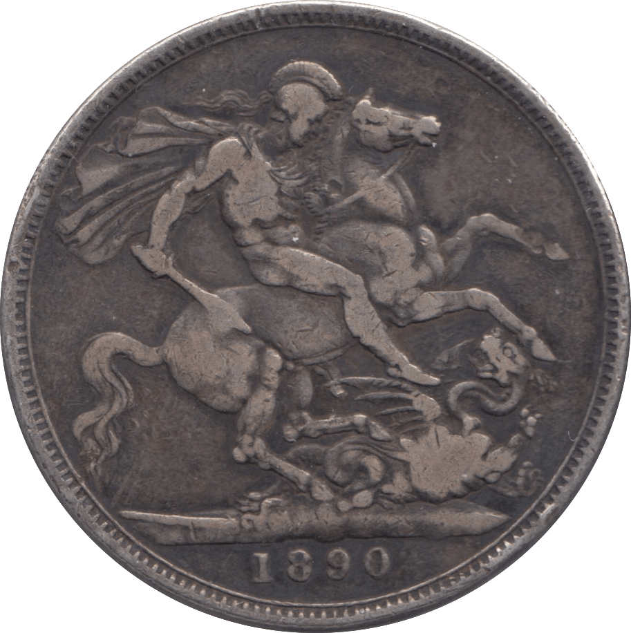 1890 CROWN ( GF ) 1 - CROWN - Cambridgeshire Coins