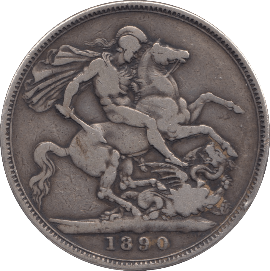 1890 CROWN ( GF ) 2 - CROWN - Cambridgeshire Coins