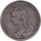 1890 CROWN ( GF ) 3 - CROWN - Cambridgeshire Coins