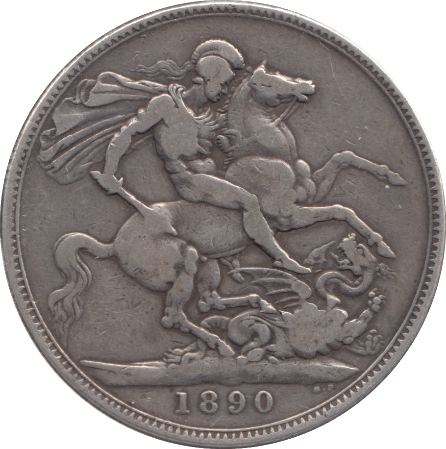 1890 CROWN ( GF ) 3 - CROWN - Cambridgeshire Coins