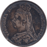 1890 CROWN ( GF ) - CROWN - Cambridgeshire Coins