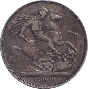 1890 CROWN ( GF ) - CROWN - Cambridgeshire Coins