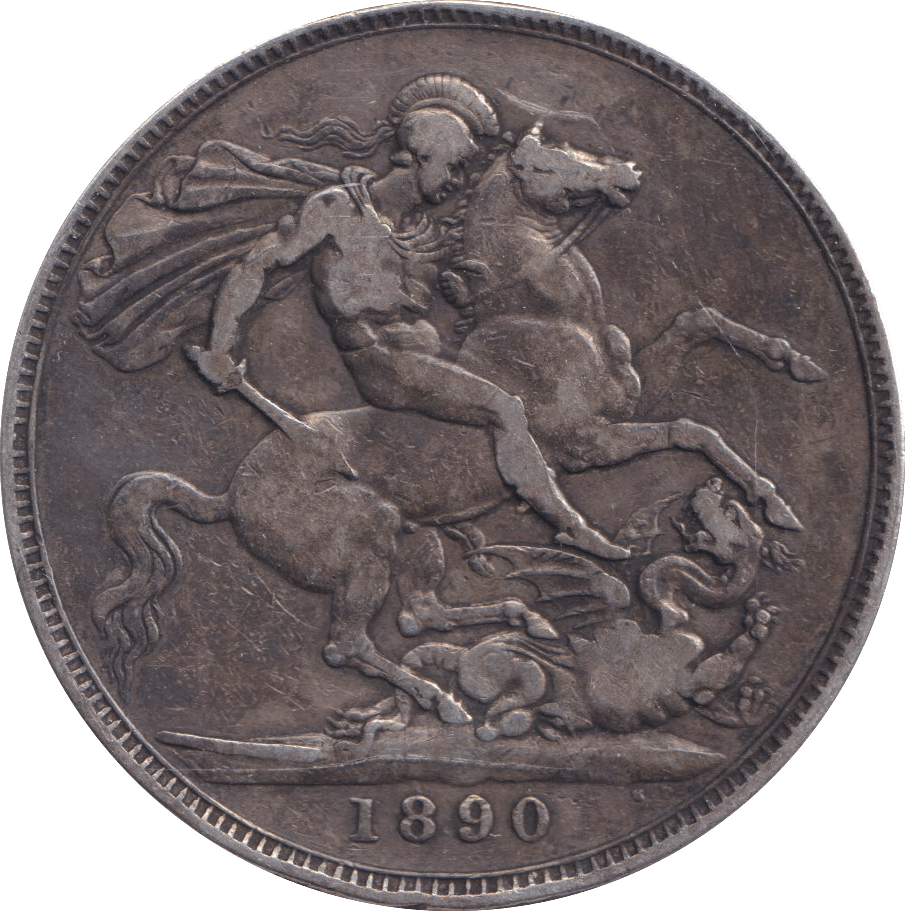 1890 CROWN ( GF ) - CROWN - Cambridgeshire Coins