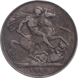 1890 CROWN ( GF ) - CROWN - Cambridgeshire Coins