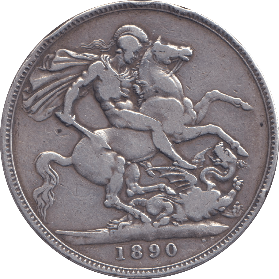 1890 CROWN ( GF ) - CROWN - Cambridgeshire Coins