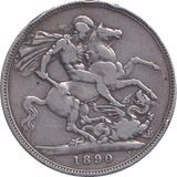 1890 CROWN ( GF ) - CROWN - Cambridgeshire Coins