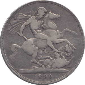 1890 CROWN ( GF ) - CROWN - Cambridgeshire Coins