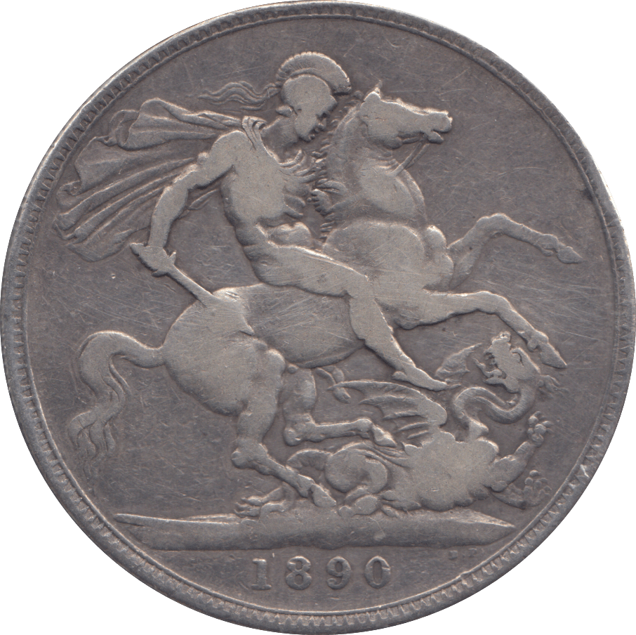 1890 CROWN ( GF ) - CROWN - Cambridgeshire Coins