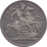 1890 CROWN ( GF ) - CROWN - Cambridgeshire Coins