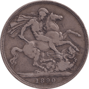 1890 CROWN ( GF ) - CROWN - Cambridgeshire Coins