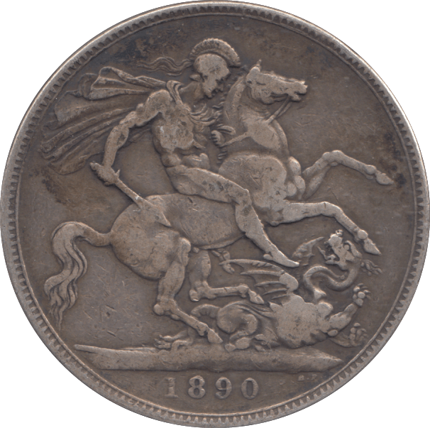 1890 CROWN ( GF ) - CROWN - Cambridgeshire Coins