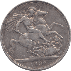 1890 CROWN ( GF ) - CROWN - Cambridgeshire Coins
