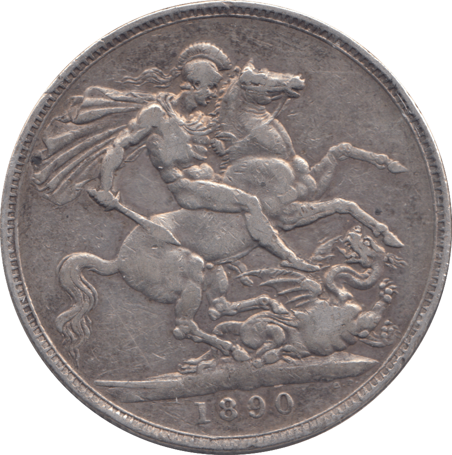 1890 CROWN ( GF ) - CROWN - Cambridgeshire Coins