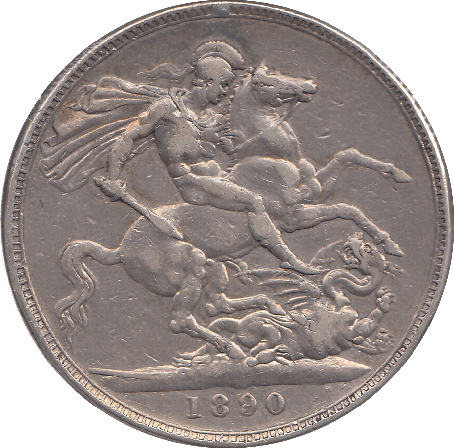 1890 CROWN ( GF ) - CROWN - Cambridgeshire Coins