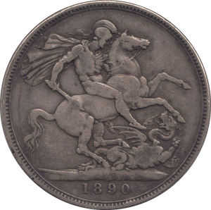 1890 CROWN ( GF ) - CROWN - Cambridgeshire Coins