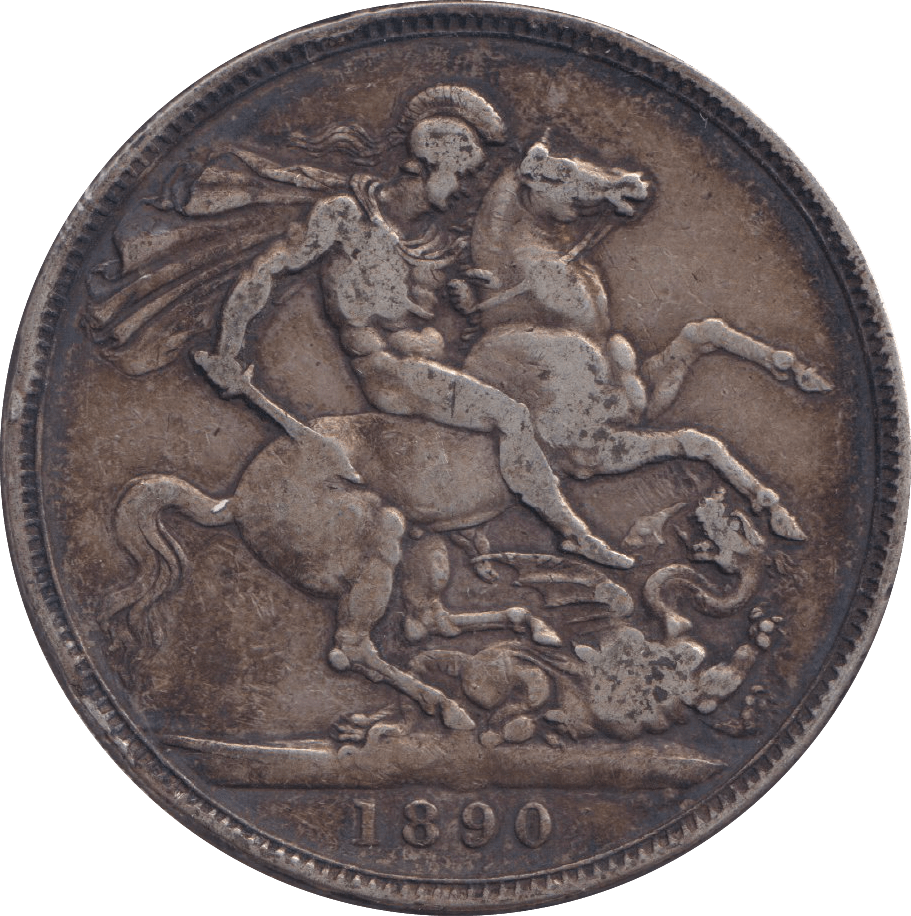 1890 CROWN ( GF ) - CROWN - Cambridgeshire Coins