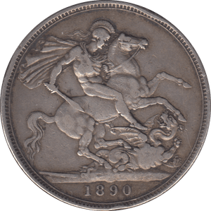 1890 CROWN ( GF ) - CROWN - Cambridgeshire Coins