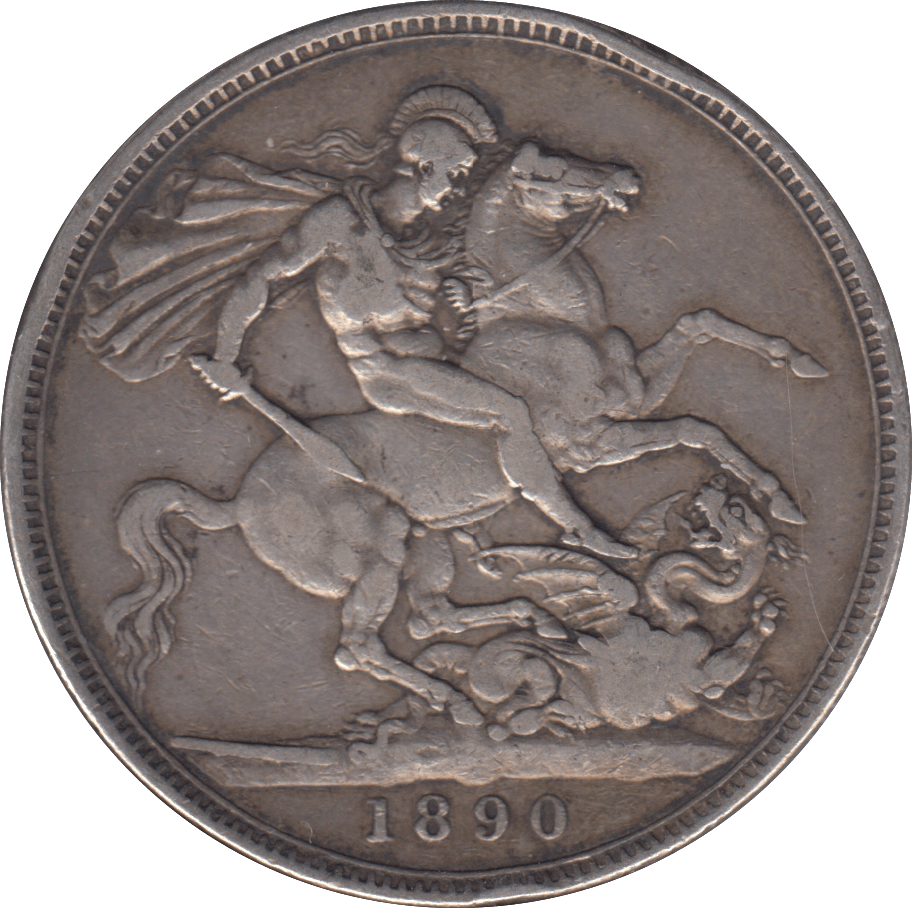 1890 CROWN ( GF ) - CROWN - Cambridgeshire Coins
