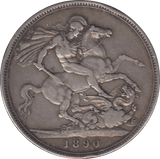 1890 CROWN ( GF ) - CROWN - Cambridgeshire Coins