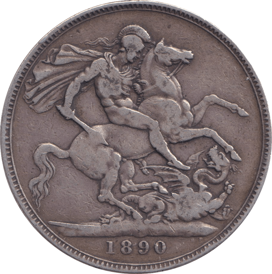 1890 CROWN ( GF ) - CROWN - Cambridgeshire Coins