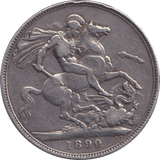 1890 CROWN ( GF ) - CROWN - Cambridgeshire Coins