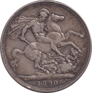 1890 CROWN ( GF ) - CROWN - Cambridgeshire Coins