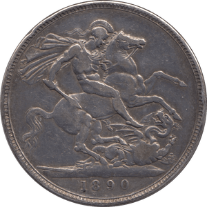 1890 CROWN ( GF ) - CROWN - Cambridgeshire Coins