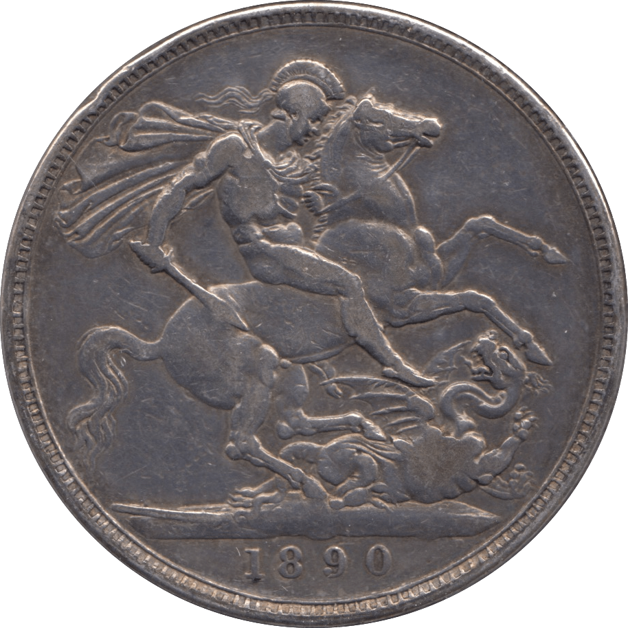 1890 CROWN ( GF ) - CROWN - Cambridgeshire Coins