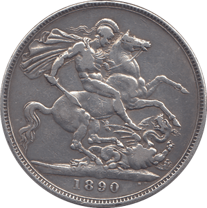 1890 CROWN ( GF ) - CROWN - Cambridgeshire Coins