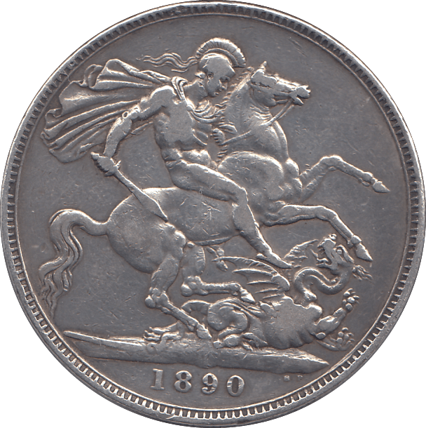 1890 CROWN ( GF ) - CROWN - Cambridgeshire Coins