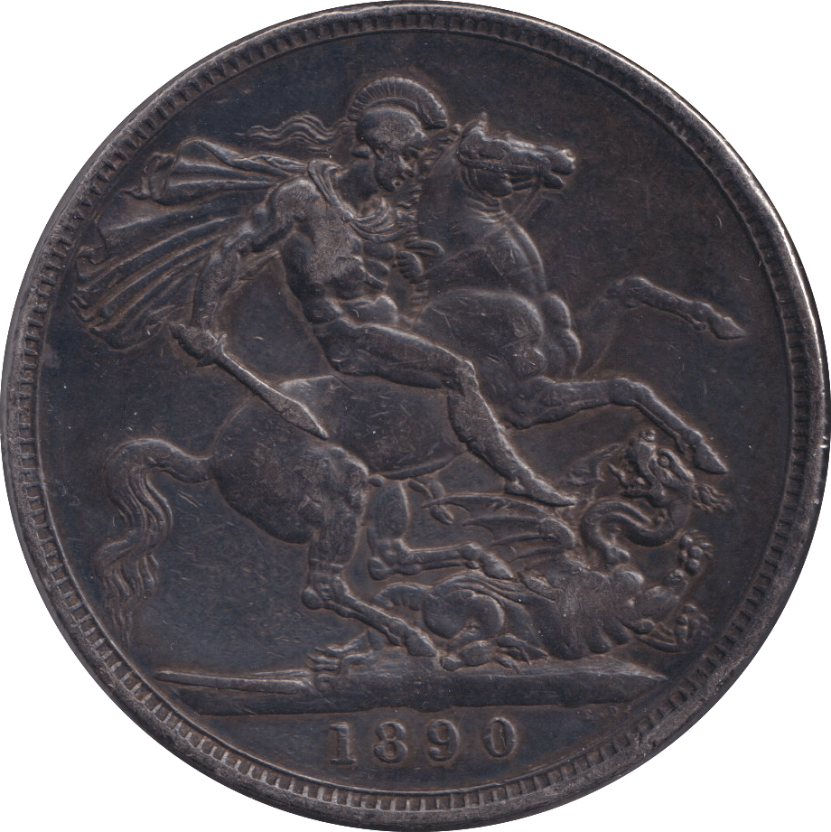 1890 CROWN ( GF ) - CROWN - Cambridgeshire Coins