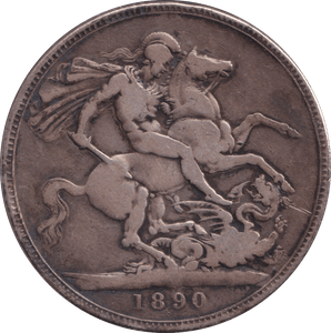 1890 CROWN ( GF ) - CROWN - Cambridgeshire Coins