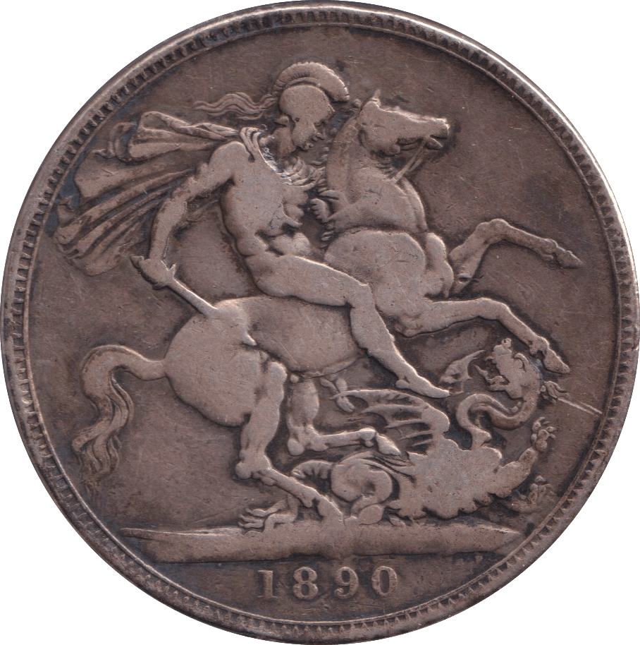 1890 CROWN ( GF ) - CROWN - Cambridgeshire Coins